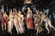 Sandro Botticelli Primavera-Spring oil on canvas